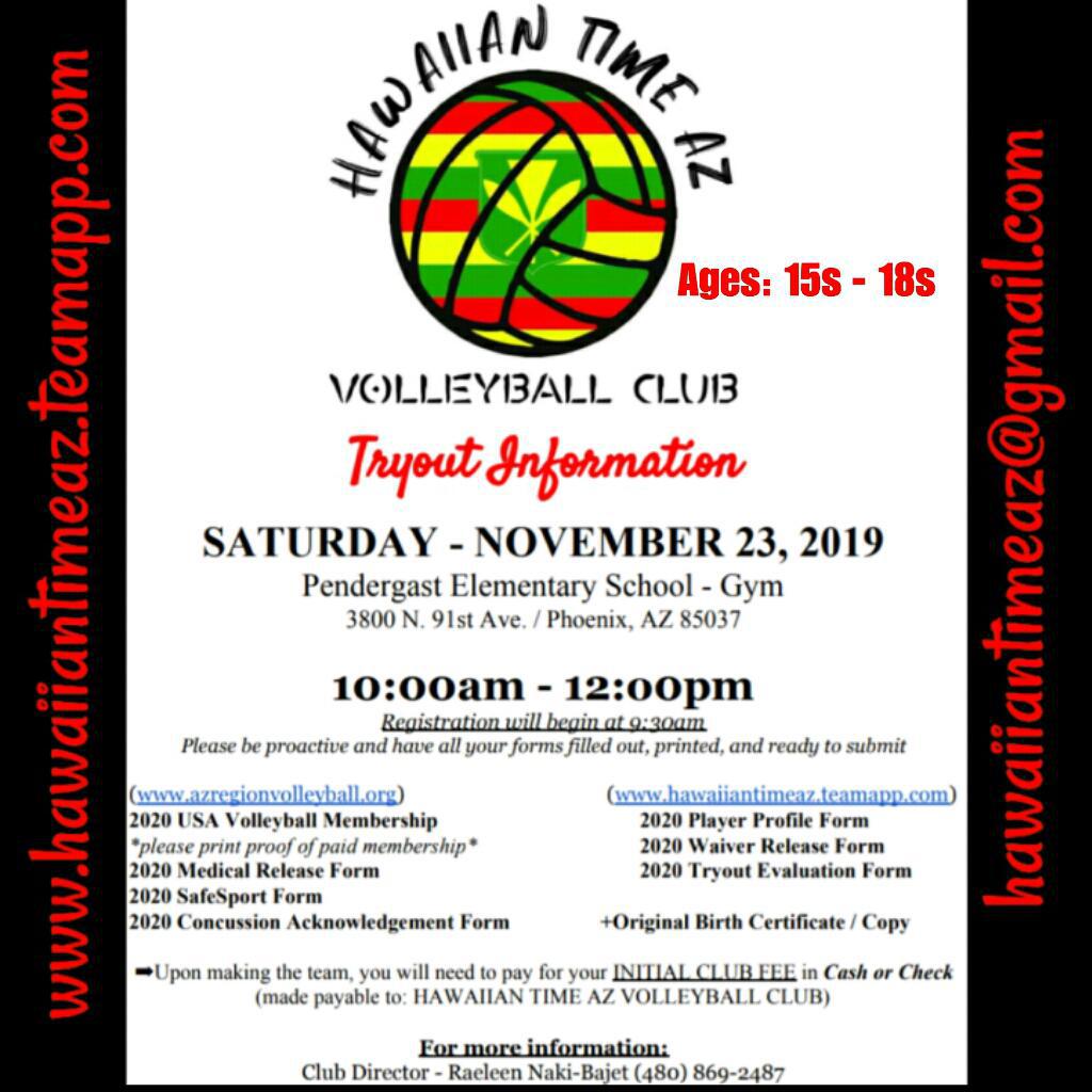 Hawaiian Time AZ Volleyball Club