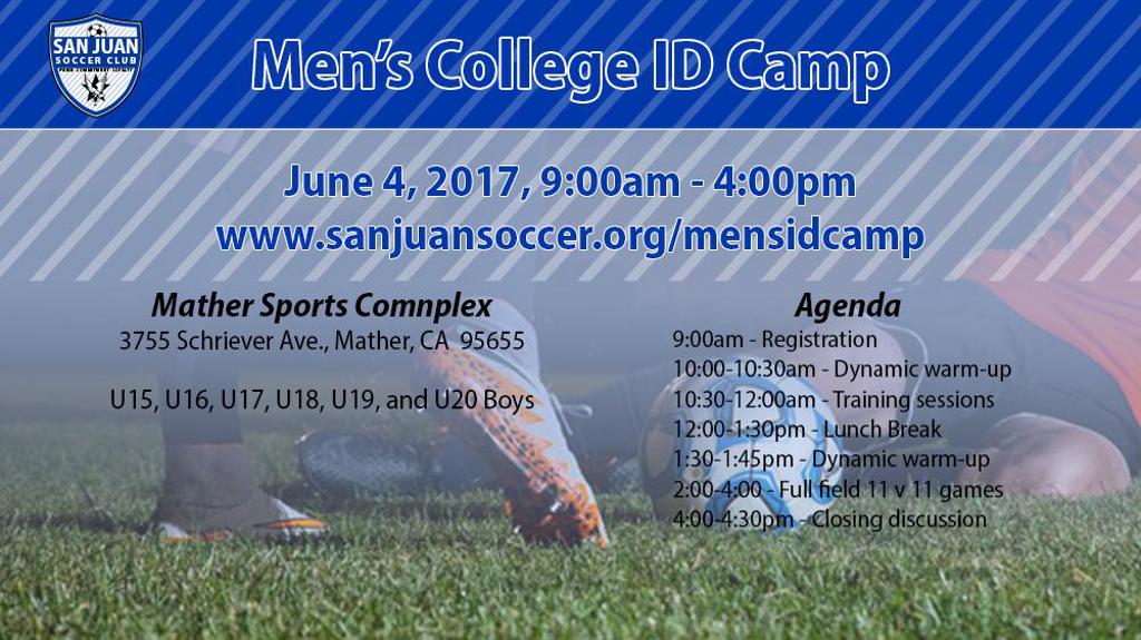 Men's 2017 College ID Camp