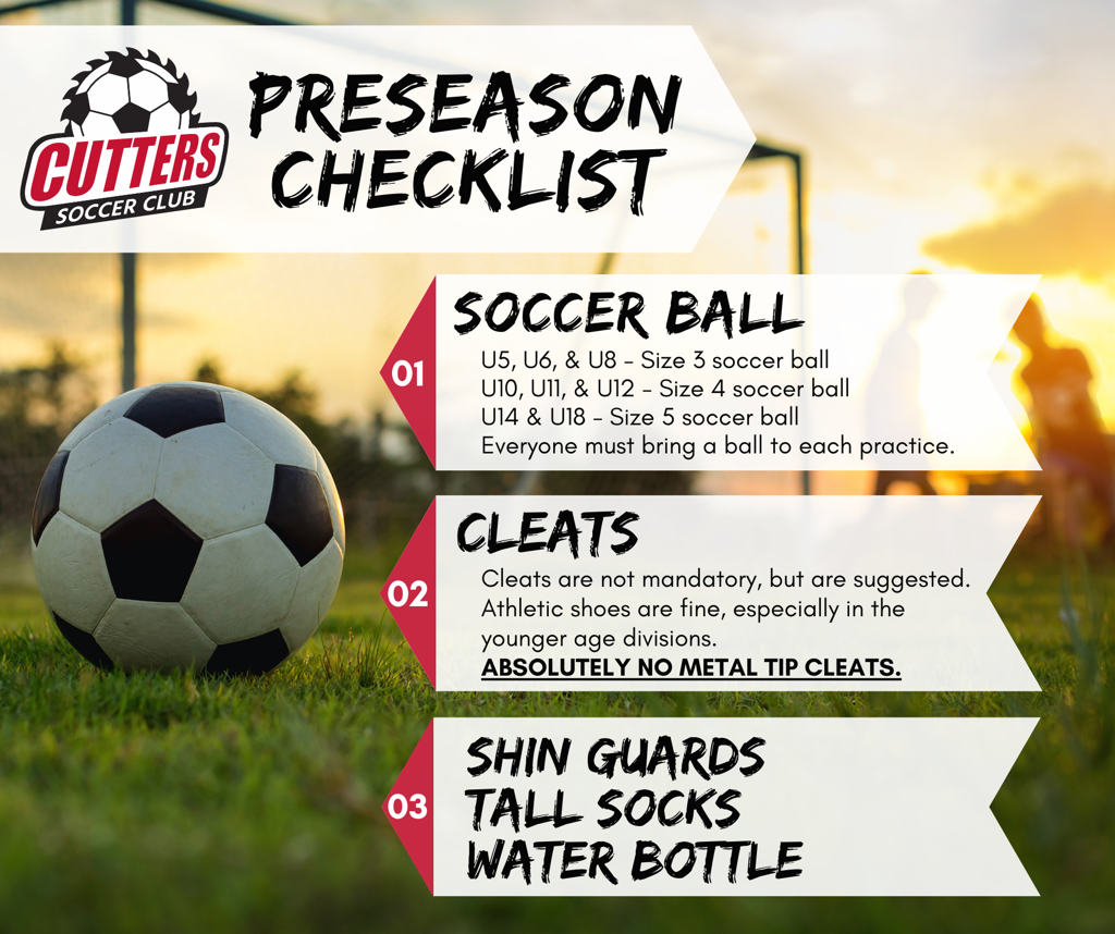 2024 Fall Community Soccer Cutters Soccer Club