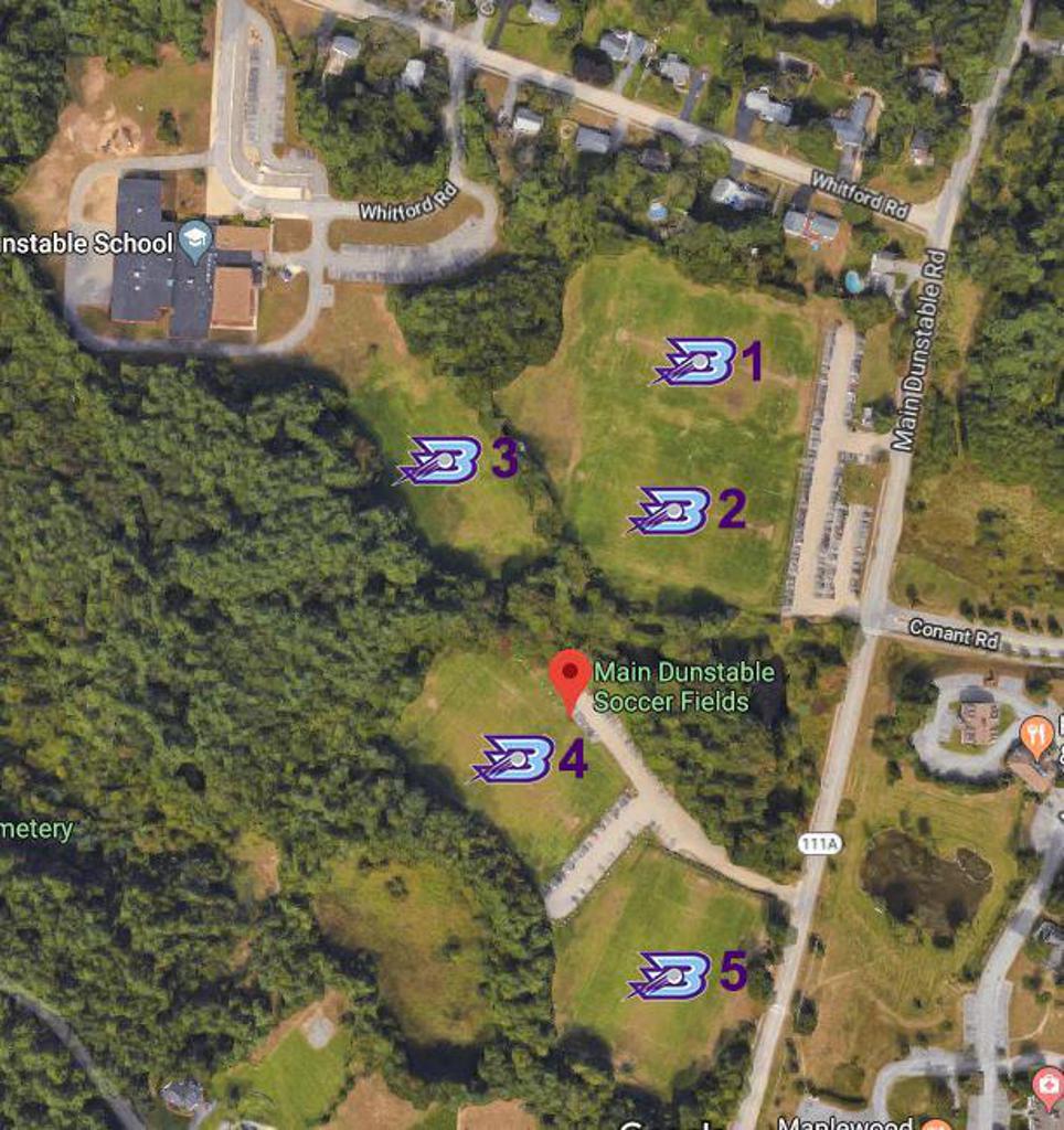 Indoor PreSeason & Outdoor Fields