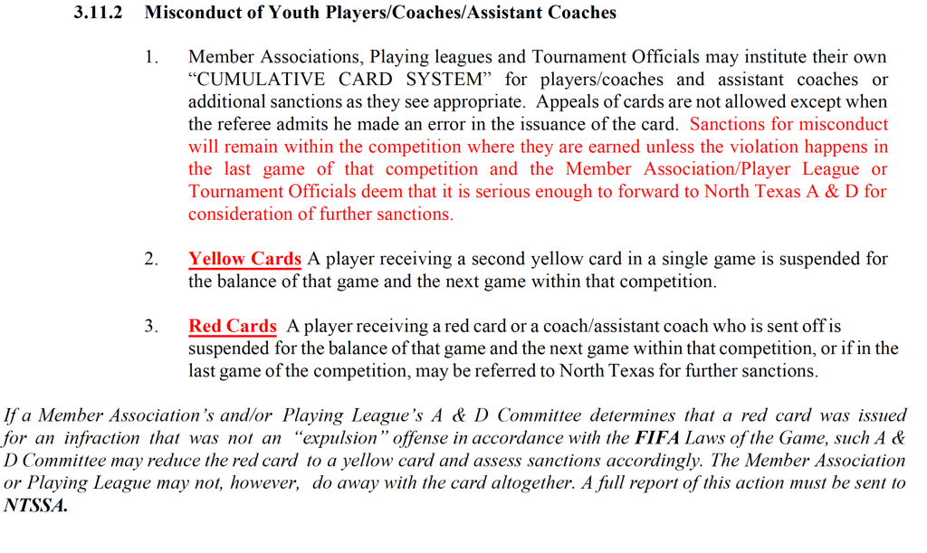 Appeals & Discipline Verify Misconduct Cards