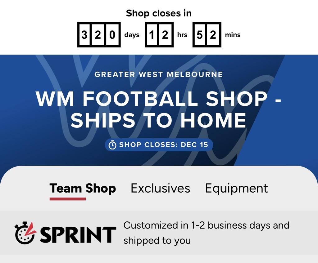 Click the Image to be taken to the WM team shop for 2026.