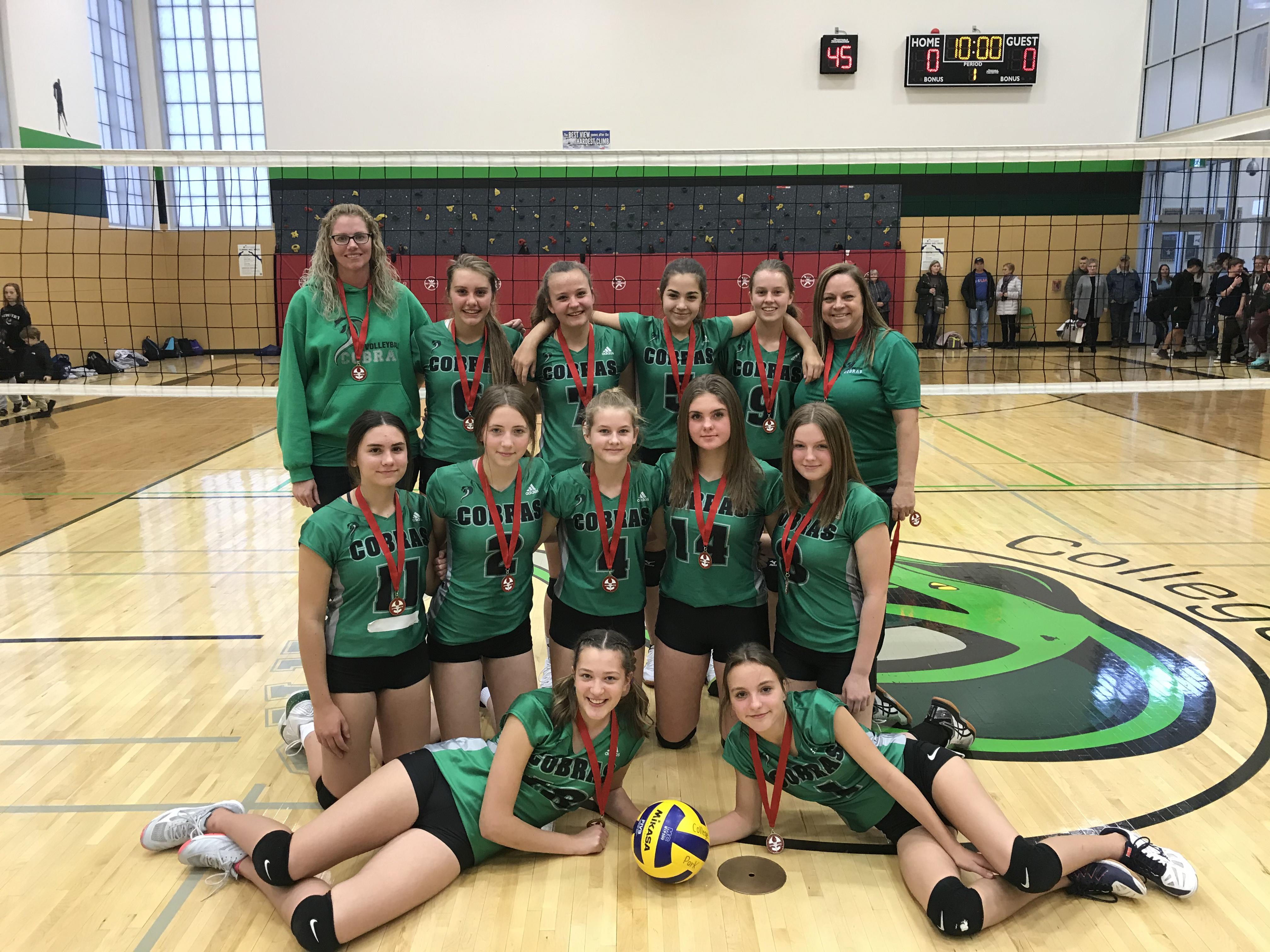 Cobras conquer the Lancers to win 2A Junior Girls Volleyball Title