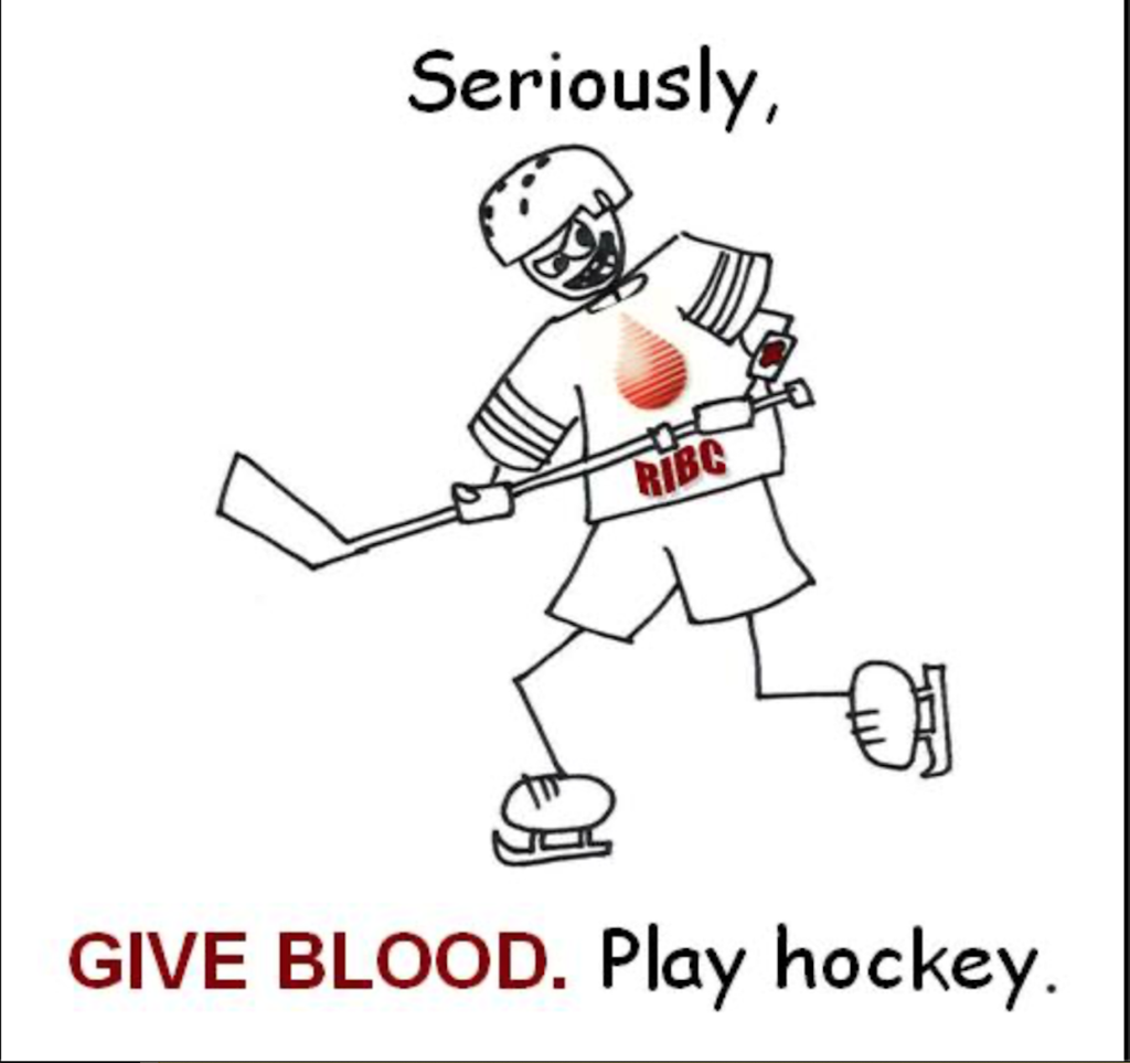 Give Blood Play Hockey!