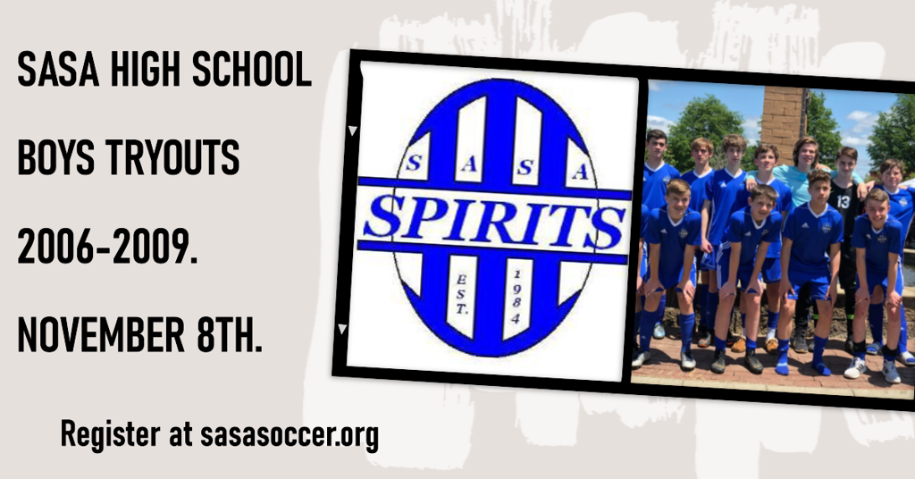 SASA Player Placement 2023/24 Springfield Area Soccer