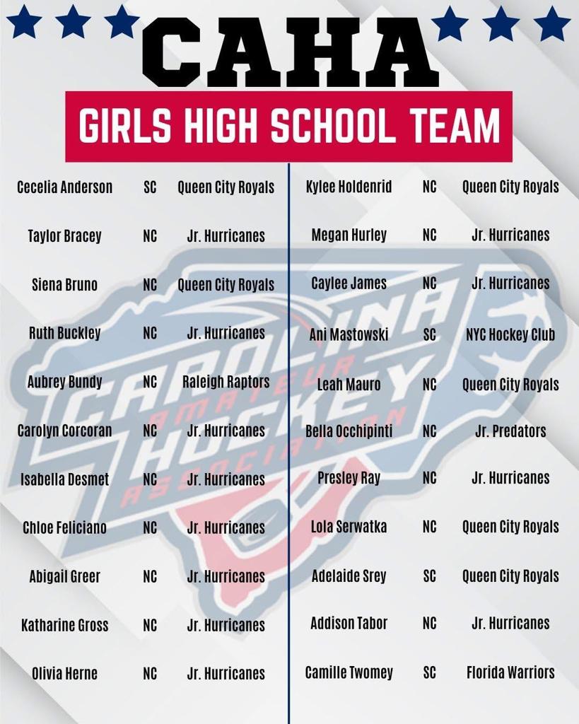 CAHA Girls High School Hockey
