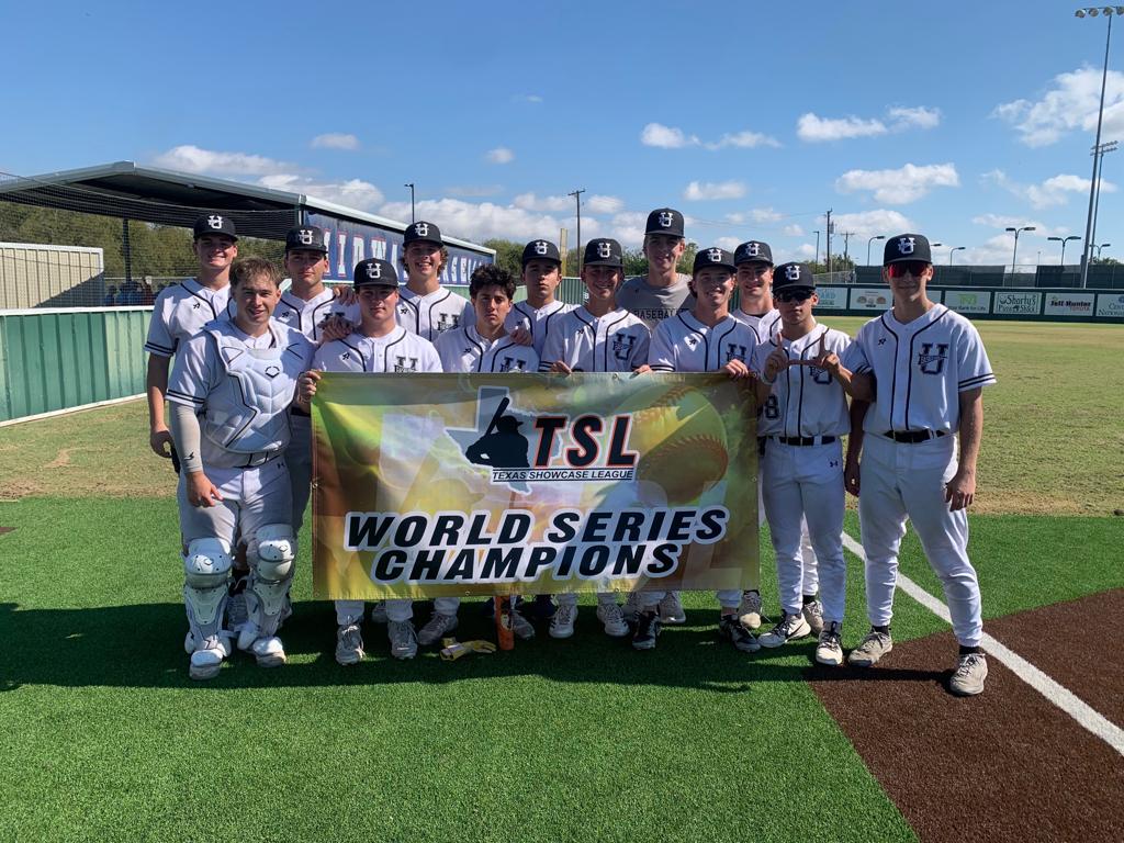 TSL 17/18u Fall World Series Champions  GOLD DIVISION:  The U Baseball academy win 8-0