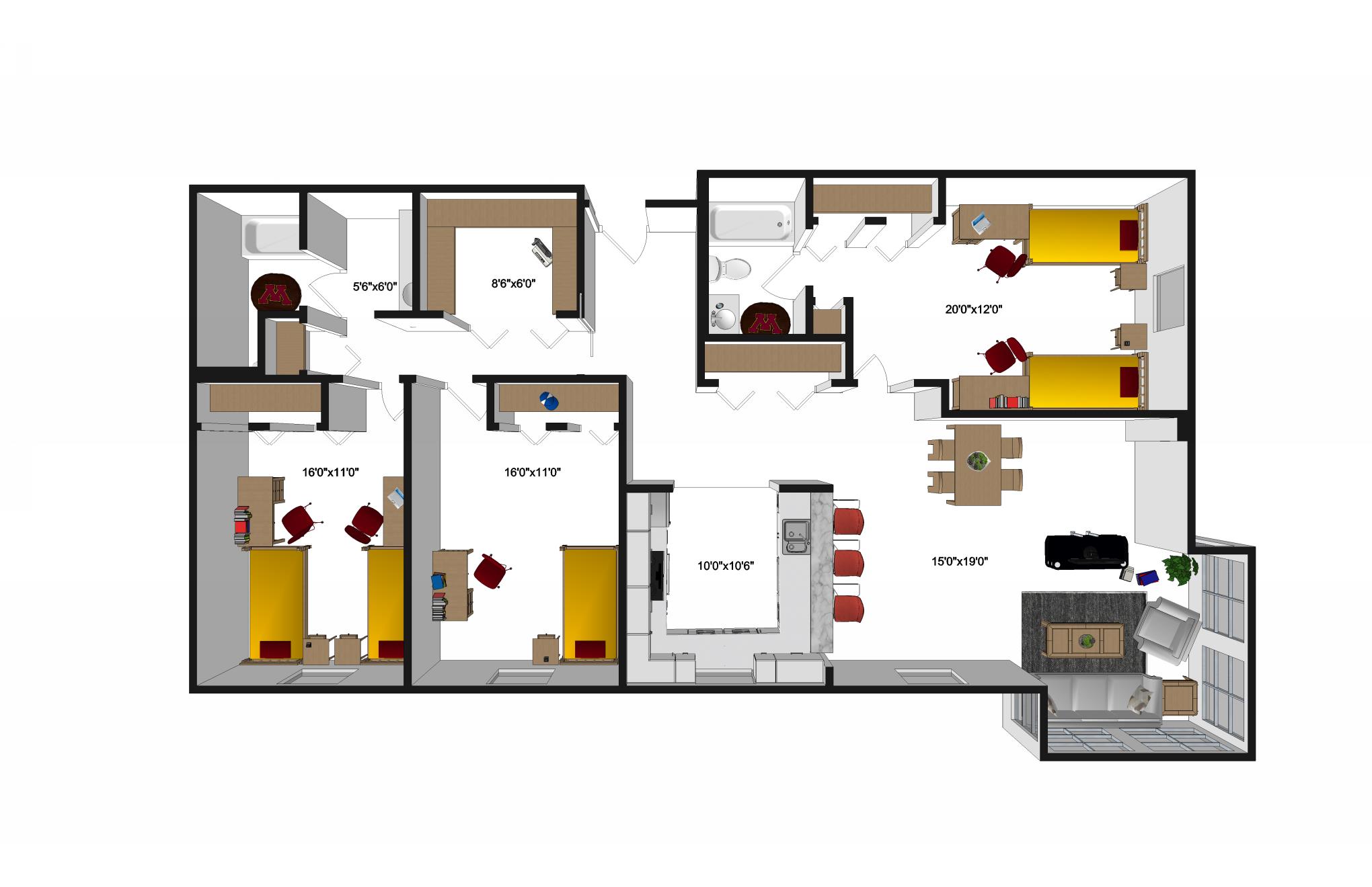 Argyle House Floor Plans