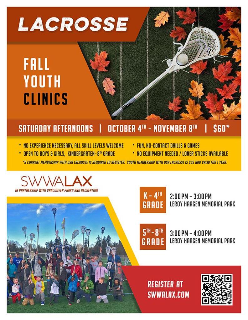 Fall Lacrosse 2025 Flyer