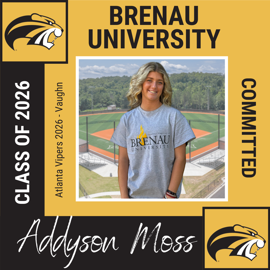 Addyson Moss 2026 - Commit - Brenau University - October 2025