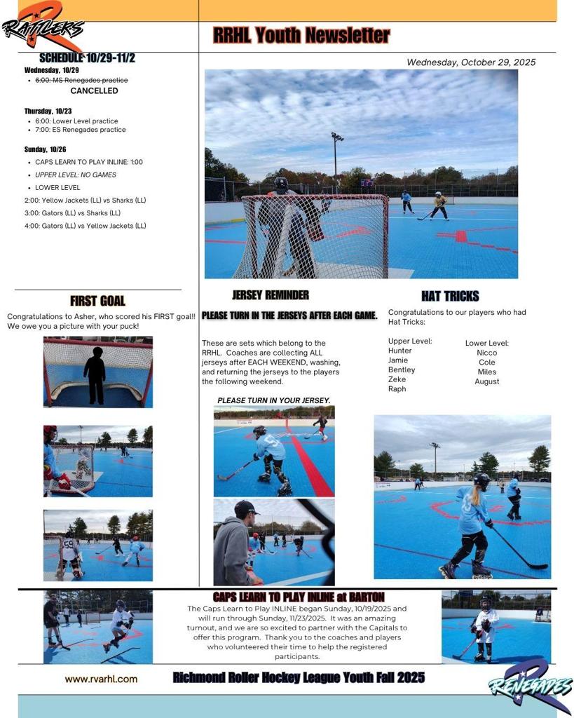 Newsletter 10/29/2025