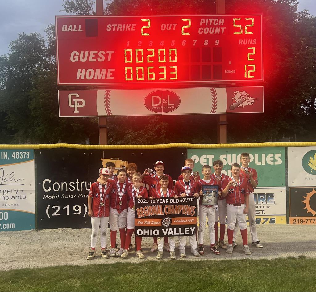2025 12U Ohio Valley Region Champions!! 