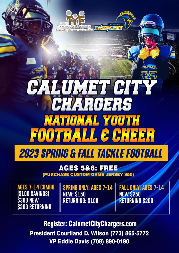 2023 Calumet City Chargers Fall Football and Cheer Online