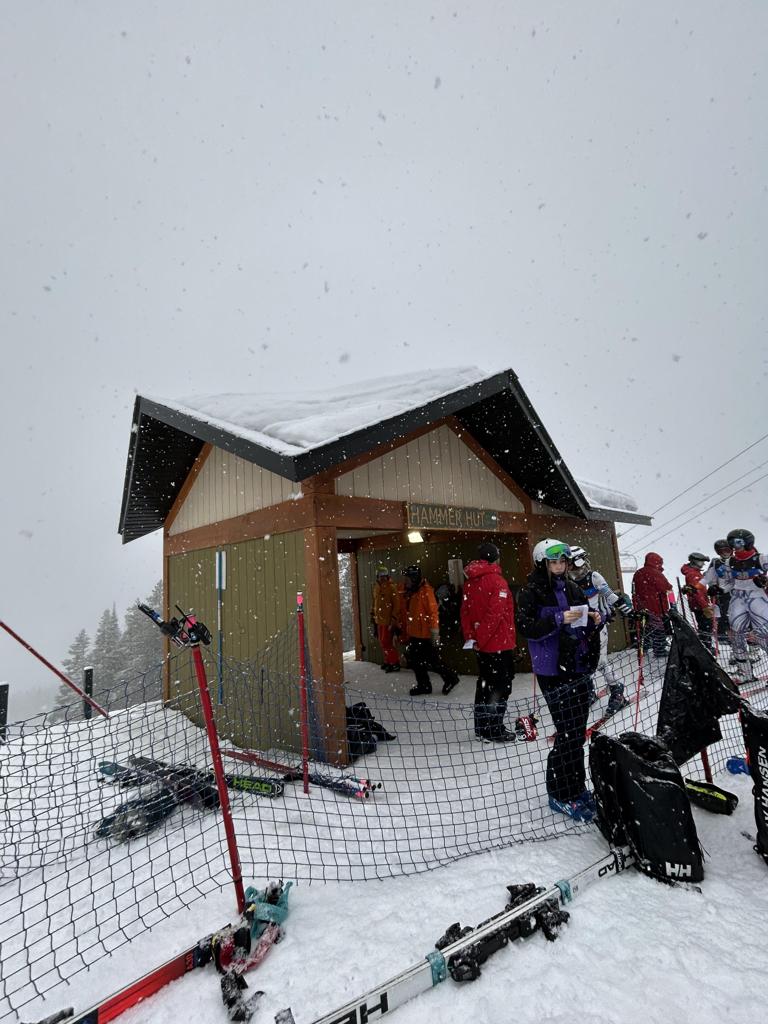 Racing through some West Coast-style fog and wet buffs!