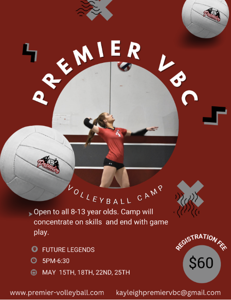 Premier VBC Junior Academy Camp Premier Volleyball Club