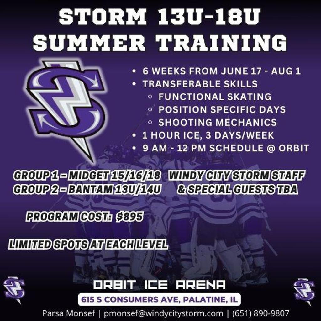 Orbit Hockey Summer Training 2024 Orbit Ice Arena