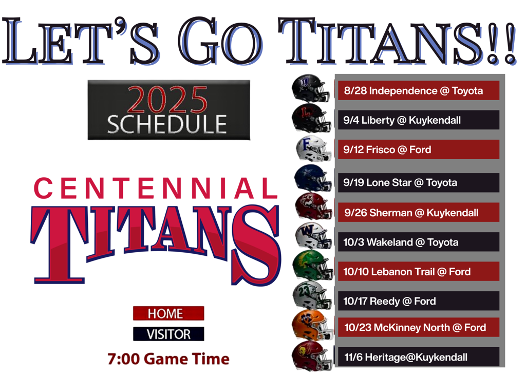 2025 Schedule