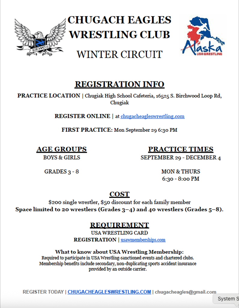 2025 Winter Circuit Flyer