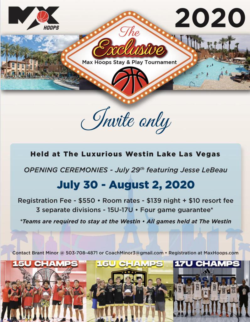 The Exclusive Max Hoops Stay & Play Tournament