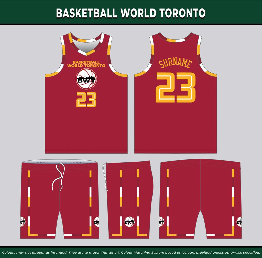 BWT Custom Jersey - Cavs - Maroon