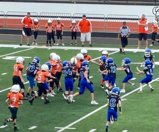 Lake Youth Football athletes