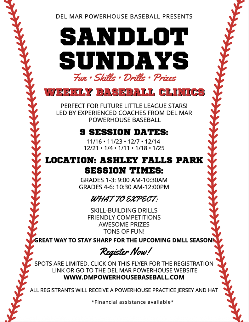 CLICK THE FLYER TO REGISTER TODAY!!