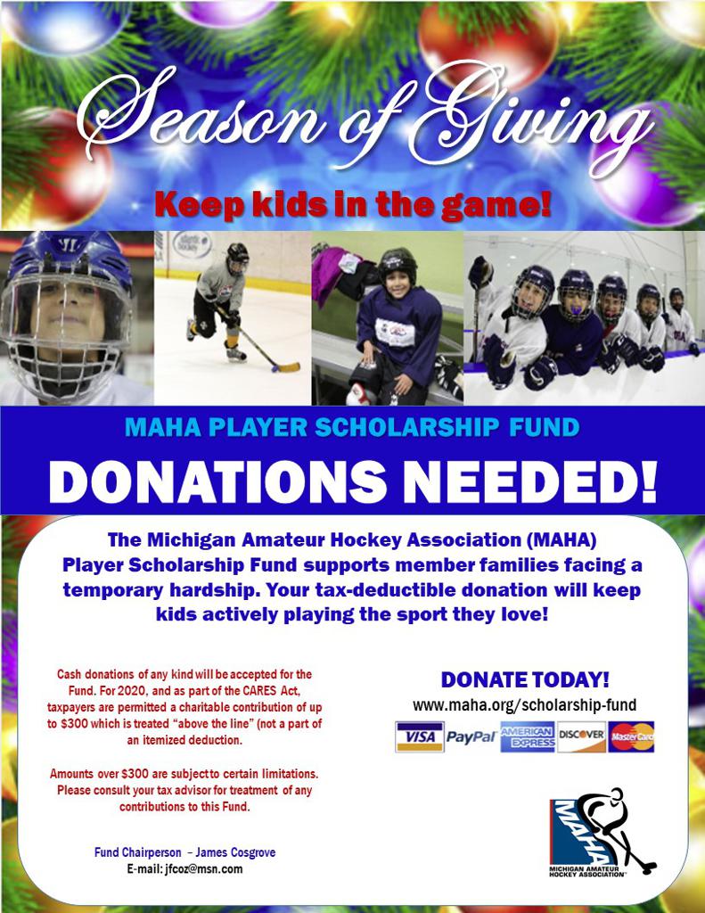 MAHA Player Scholarship Fund photo