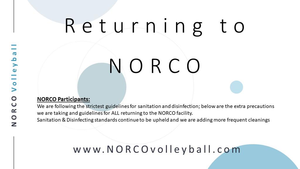 Returning to Play at NORCO