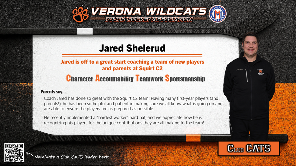 Club CATS Leader - Coach Jared Shelerud