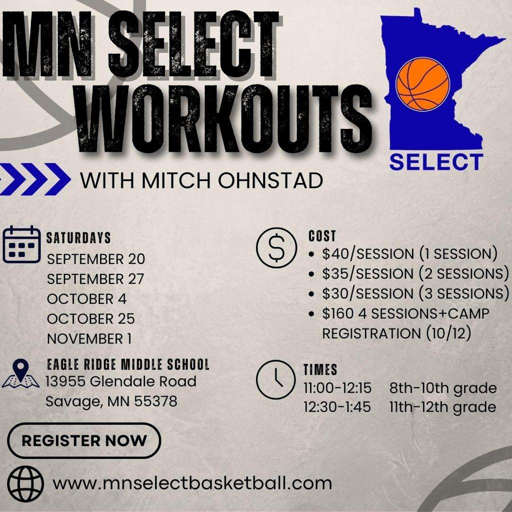 Minnesota Select Workouts