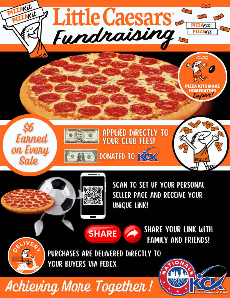 Nationals/KICK Little Caesars Fundraiser!