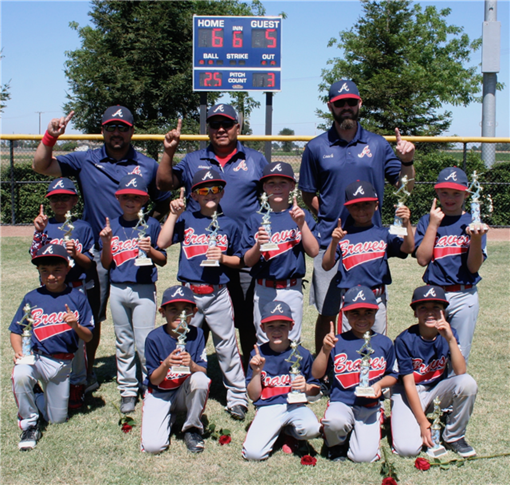 2018 League Minor 8's Division Champions Braves Photos Visalia