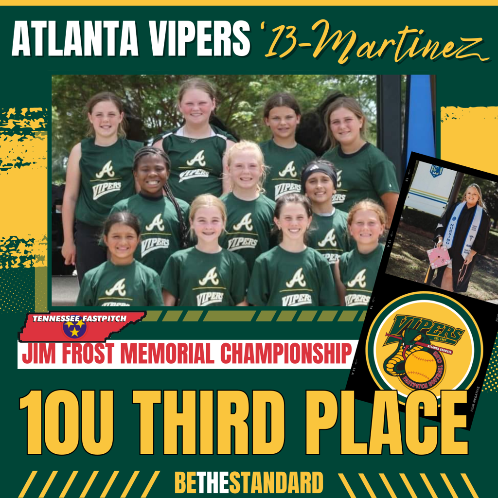 Atlanta Vipers Fastpitch Softball - 13 Martinez - Jim Frost Championship - 3rd May 2024