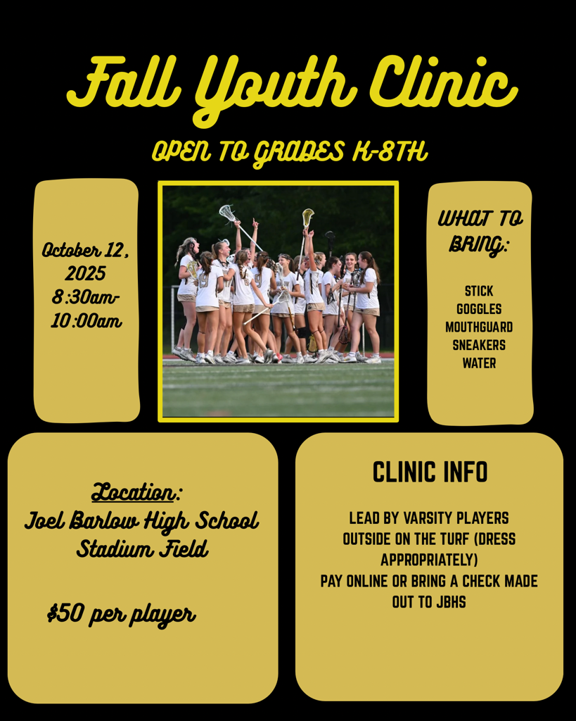 RELAX Fall Ball Clinic, Hosted by JBHS Girls Varsity