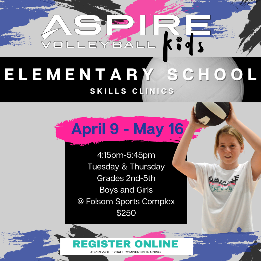 CLINICS / Spring 2024 Aspire Volleyball Club