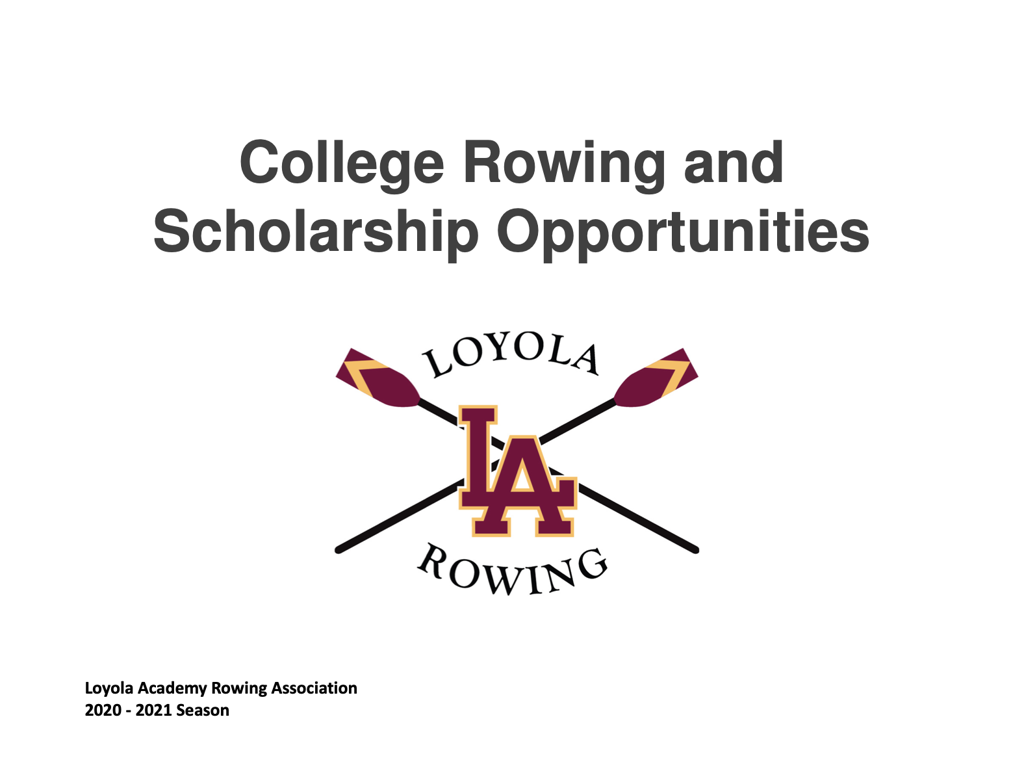 Rowing in College