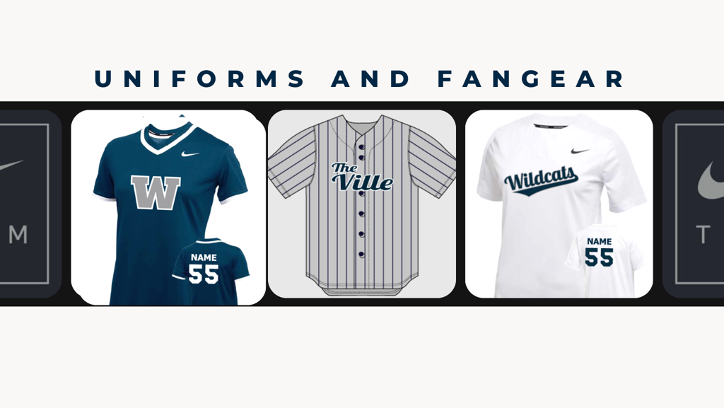 Uniforms and Fan Gear