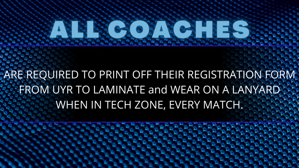 UYR Coach Registration