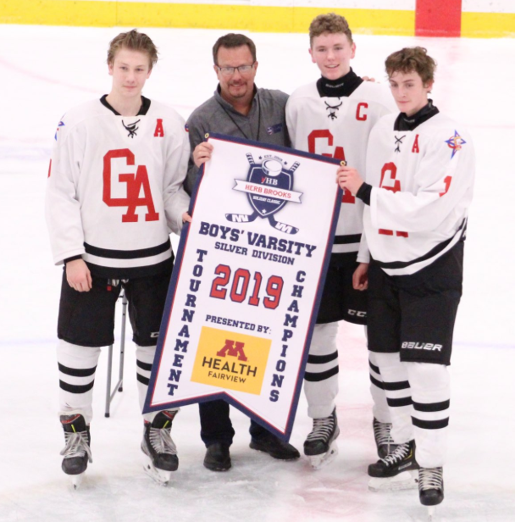 Hudson, Gentry, & Pine City Champions of the 2019 Boys Herb Brooks