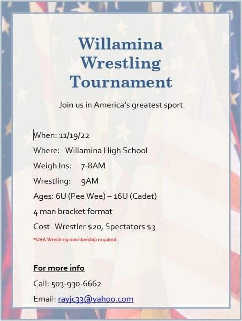 Willamina Tournament