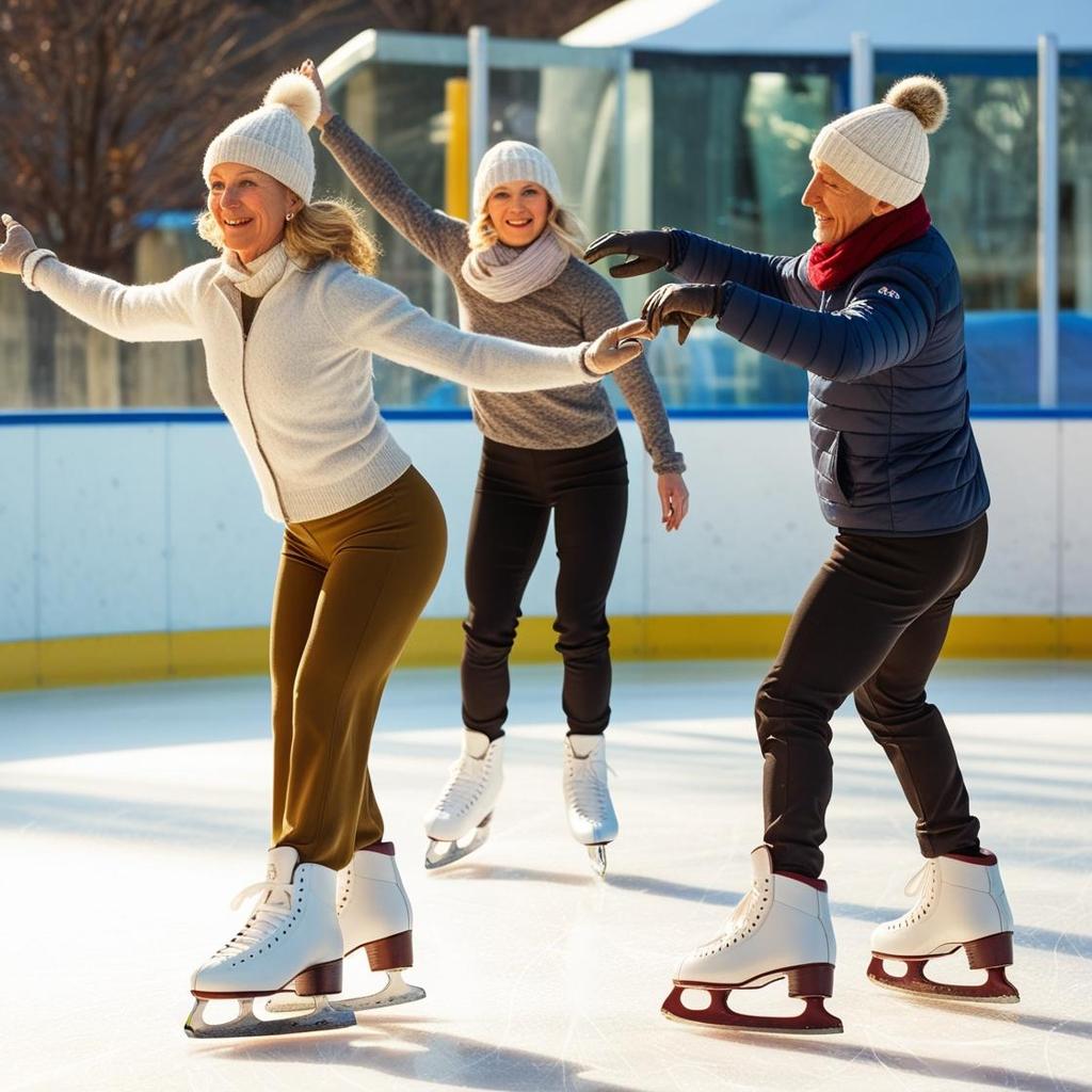 Artificial image depicting Adult Skating Lessons Adult Skating Lessons