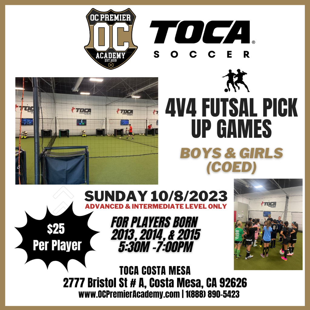 4v4 Futsal Pickup Games