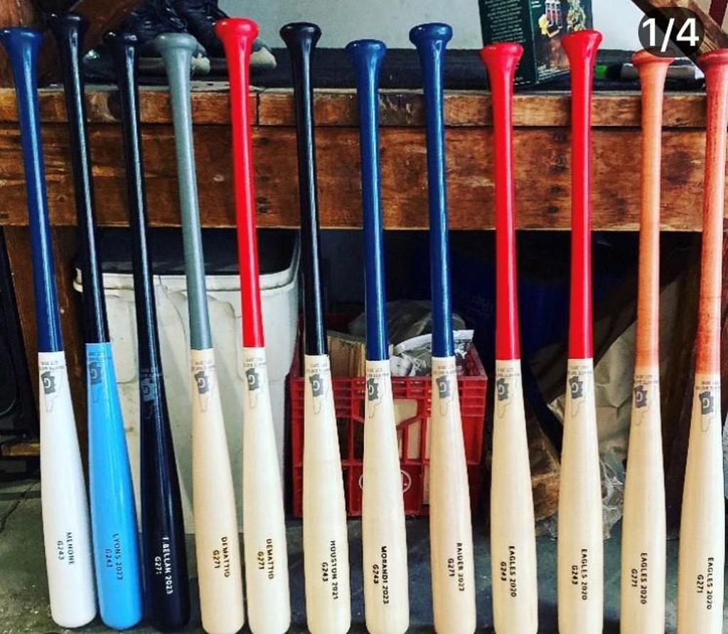 CUSTOM WOOD BATS 65.00 ENGRAVING & PAINT INCLUDED