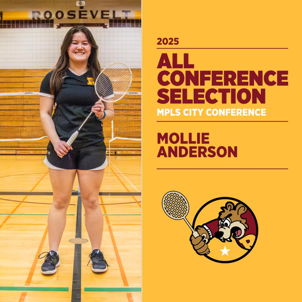 Graphic: All Conference Selection, Mpls City Conference Mollie Anderson