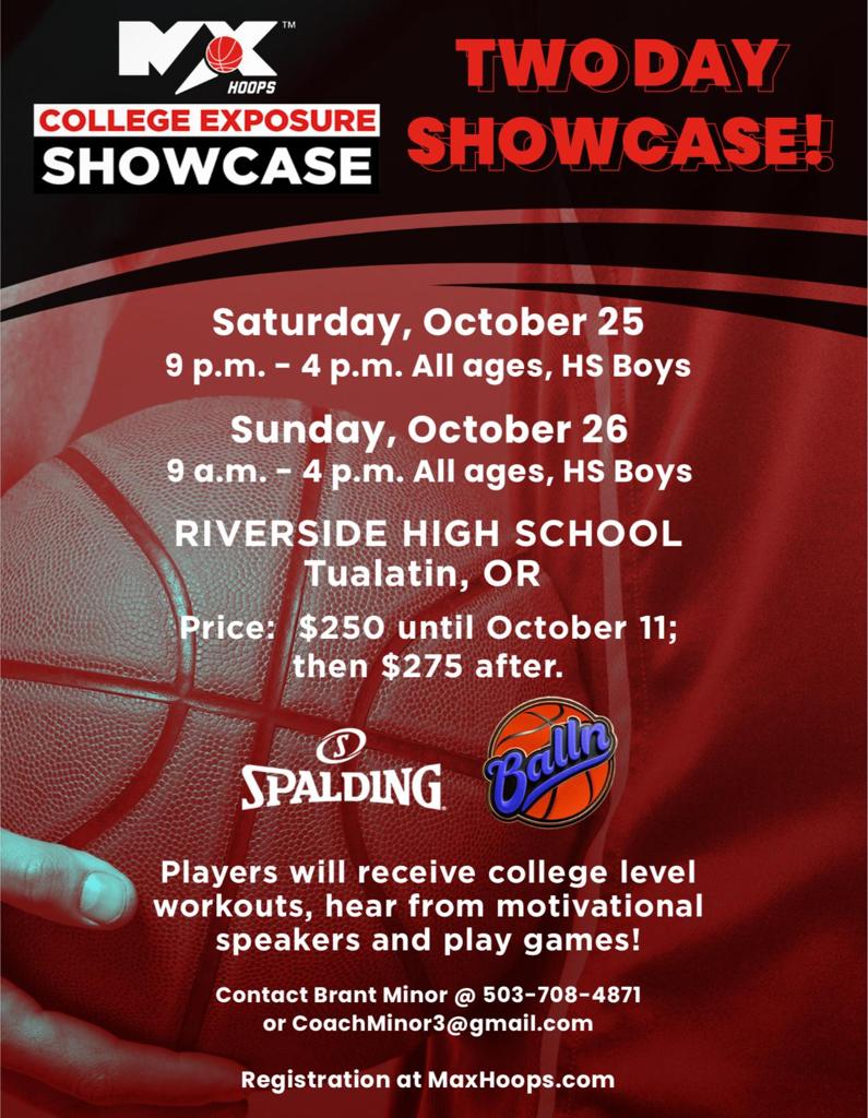 College Exposure Showcase for HS Boys