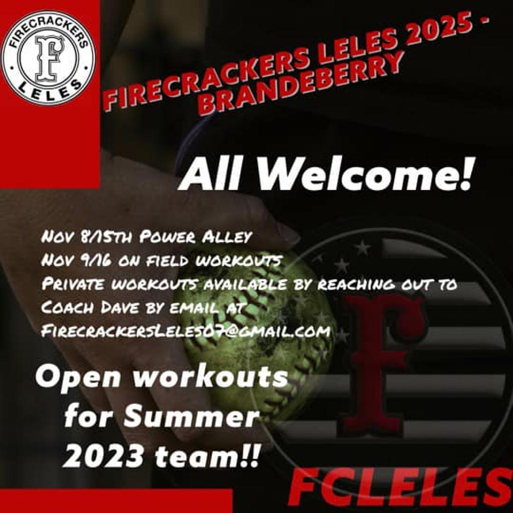 Firecrackers Leles Tryout Information