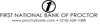 Sponsored by First National Bank of Proctor