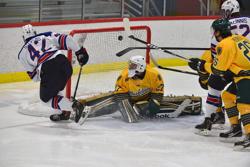 Nolan Stevens scored his first goal of the season after missing time due to injury. Photo by Tom Sorensen.