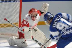 Adam Fantilli scores for Toronto Pro on Thursday