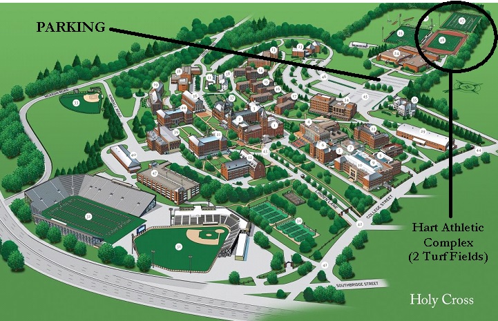 Holy Cross Campus Map Holy Cross